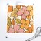 1970S Floral Flowers Vintage Nostalgia Seventies Hippie Boho Botanical Bloom Orange Beige Pink Green Custom Printed Fabric by Spoonflower Various Fabrics by the Yard or Fat Quarter